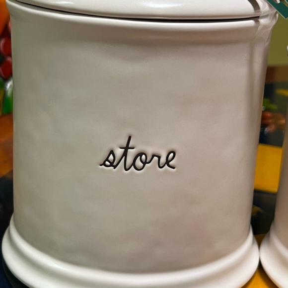 Set of two new Rae Dunn canisters - Picture 3 of 8